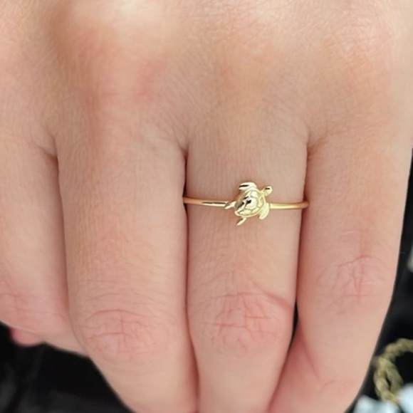 Jewelry - Gold plated turtle ring